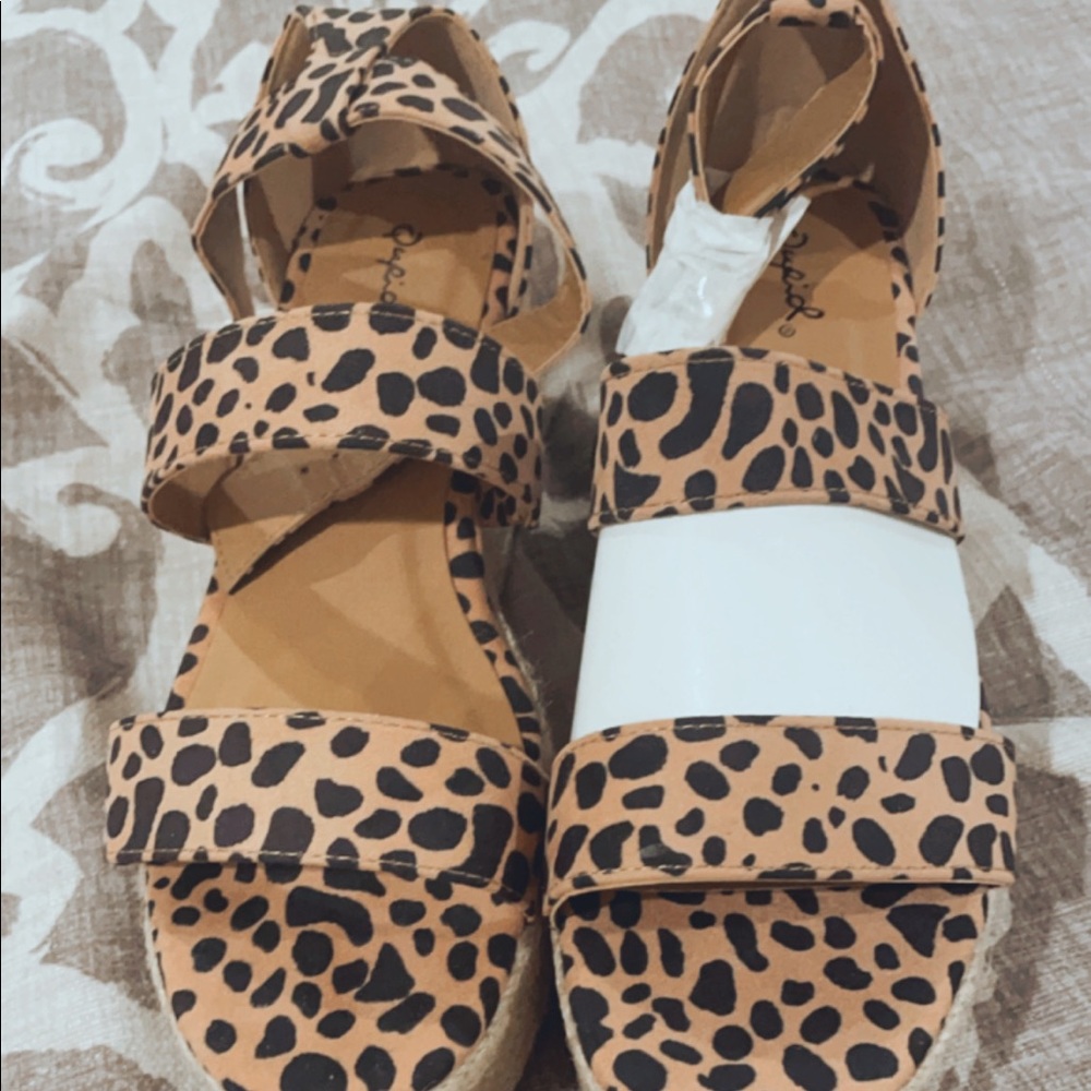 Cheetah sandals